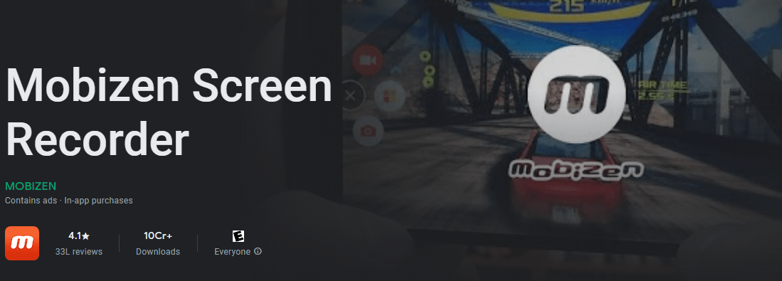 best screen recorder for Android : Mobizen