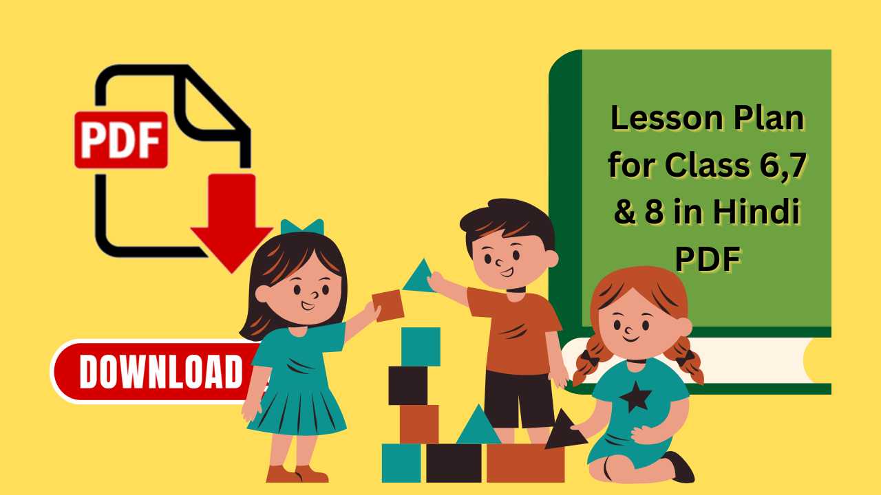 lesson plan in hindi class 6 7 8 PDF